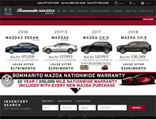 Tablet Screenshot of bommaritomazdasouth.com